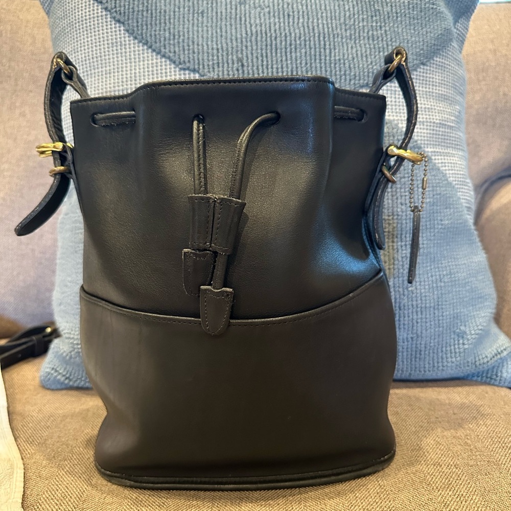 Vintage COACH #9804 Equestrian Drawstring Bag